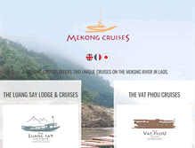 Tablet Screenshot of mekong-cruises.com